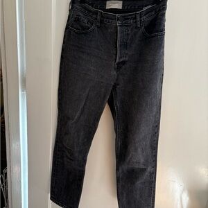 Everlane Black High Rise Jeans Smooth Finish